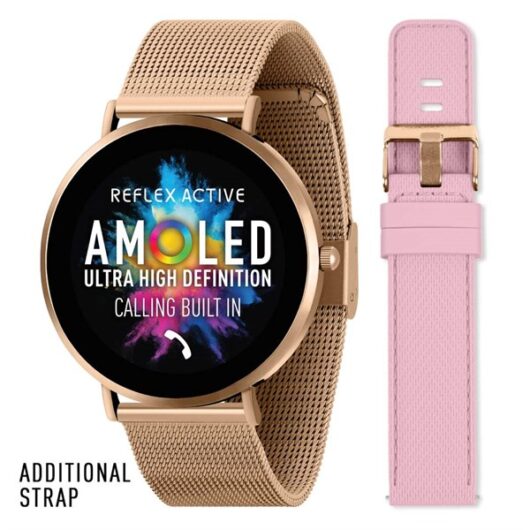 Reflex Active RA42-2210 Series 42 Amoled Ultra Slim Calling Smartwatch Set - W47317