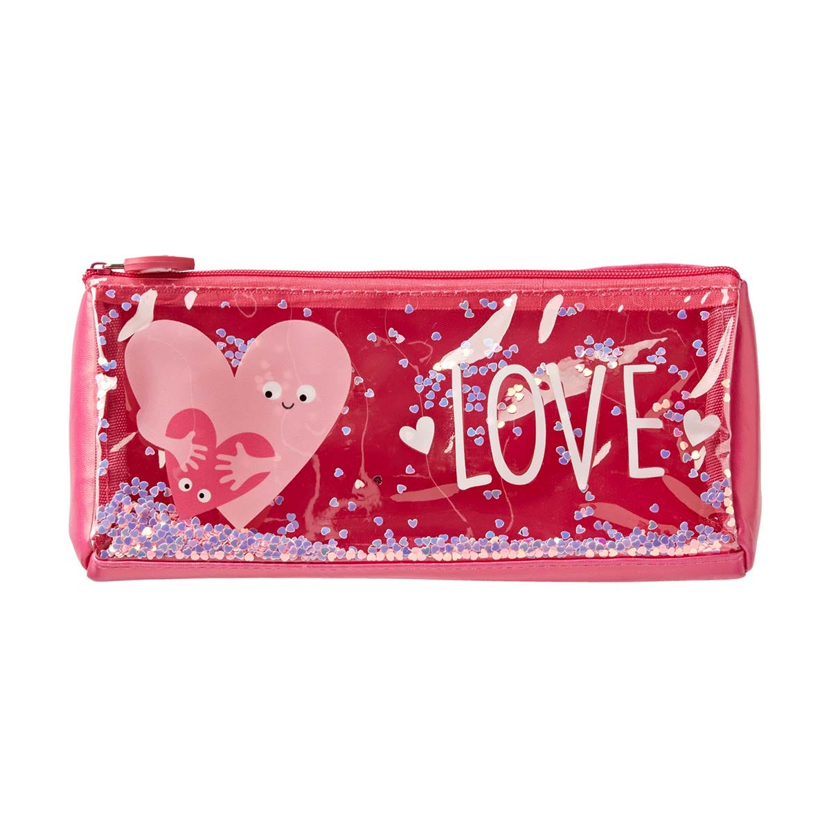 Tinc Sequin Pencil Case, Pink