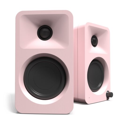 Kanto Ora Powered Reference Desktop Speakers with Bluetooth Matte Pink