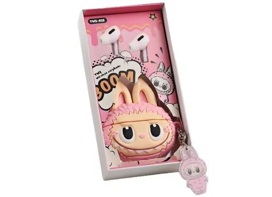 Wireless Bluetooth Earphones with Cartoon Case - 3 Colours!