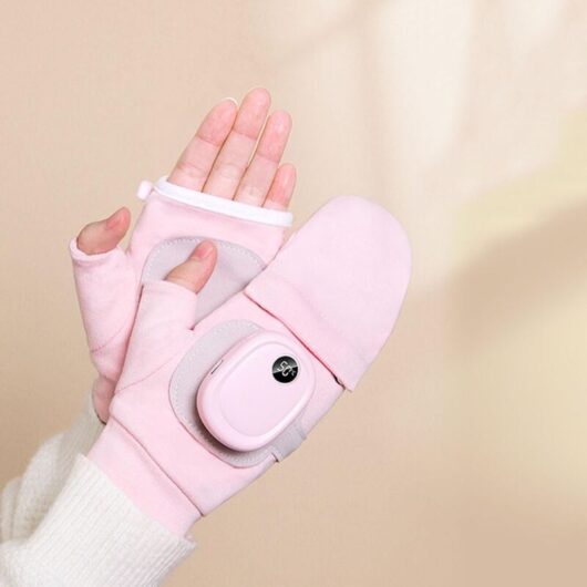 Electric Heated Gloves, USB Powered Hand Heated Gloves, 3 Level Adjustable Temperature Hand Warmers, Washable Rechargeable Warm Gloves for Various