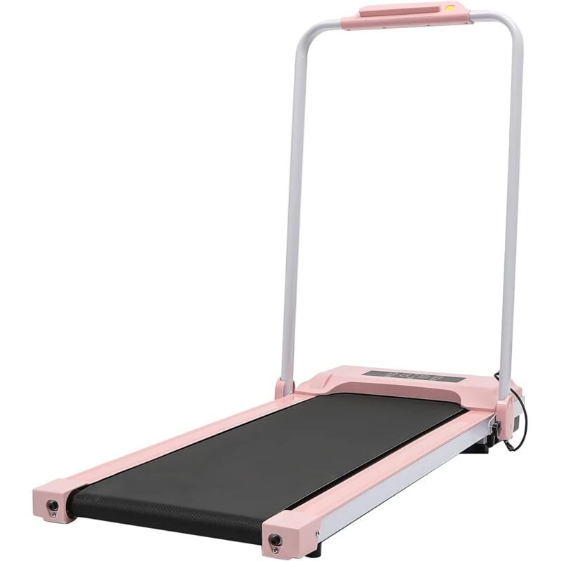 Cncest - Folding Treadmills, Walking Jogging Machine with led Display, Mobile Phone Holder, and Adjustable Speeds, Perfect for Home Gym Office