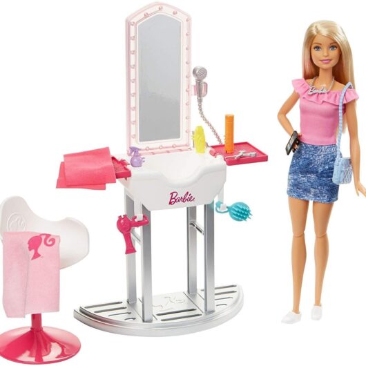 Barbie Salon Doll Set