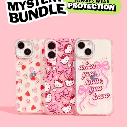 Bundle x 3 Pink i Phone Cases, i Phone 15 Pro Case