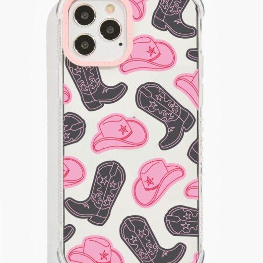 Cowboy Hat & Boots Shock i Phone Case, i Phone 16 Case