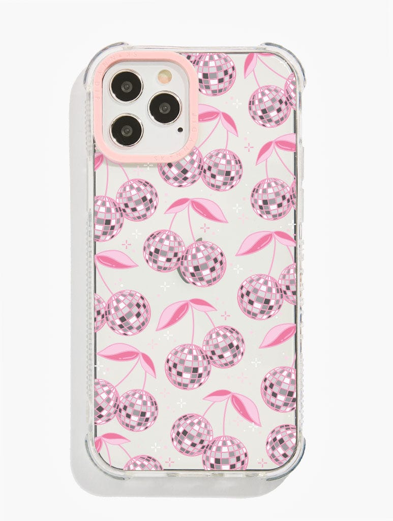 Disco Cherries Pink Shock i Phone Case, i Phone 16 Pro Max Case