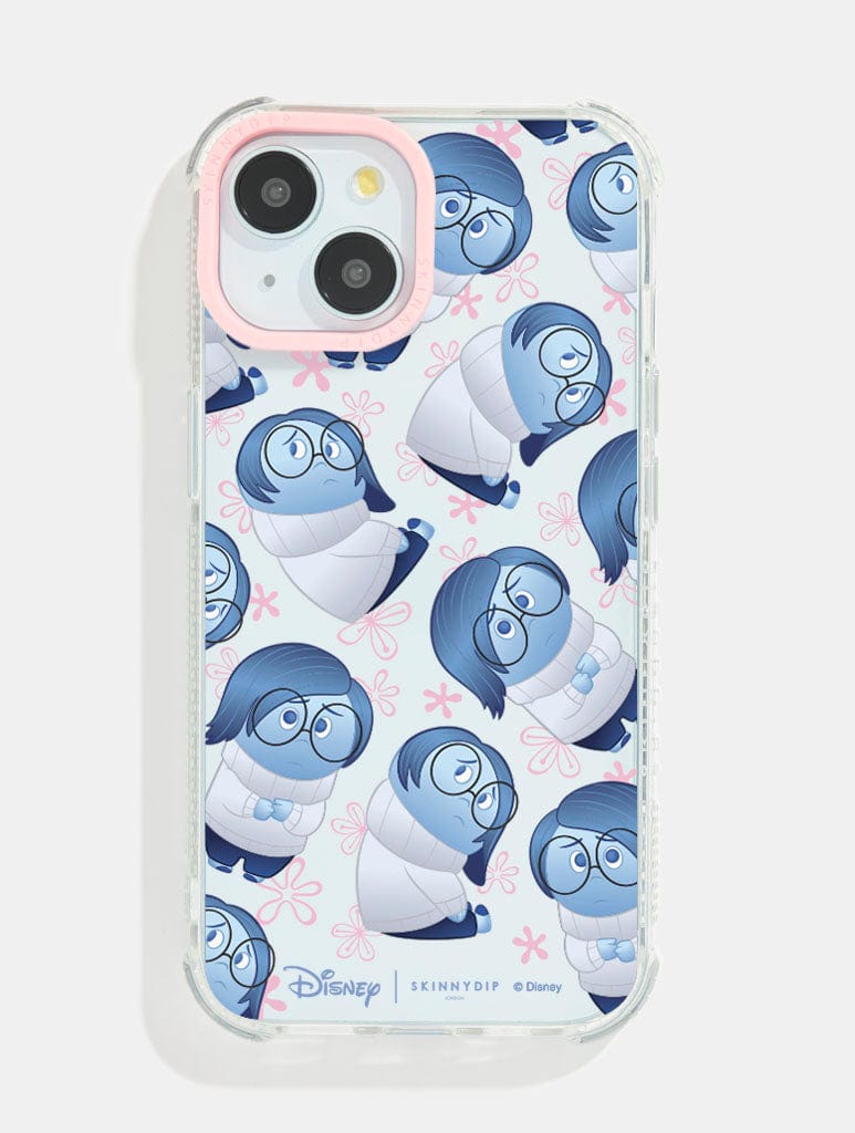 Disney Pixar Inside Out Sadness Shock i Phone Case, i Phone 14 Case