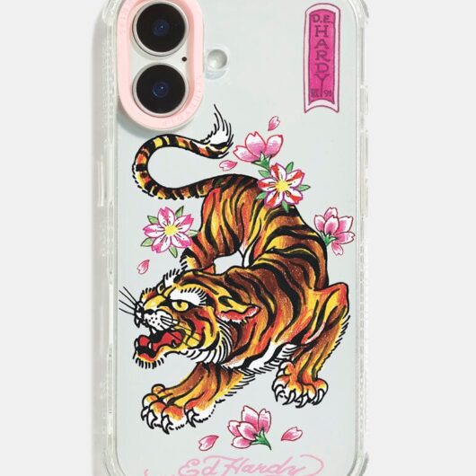 Ed Hardy x Skinnydip Tiger Shock i Phone Case, i Phone 14 Case