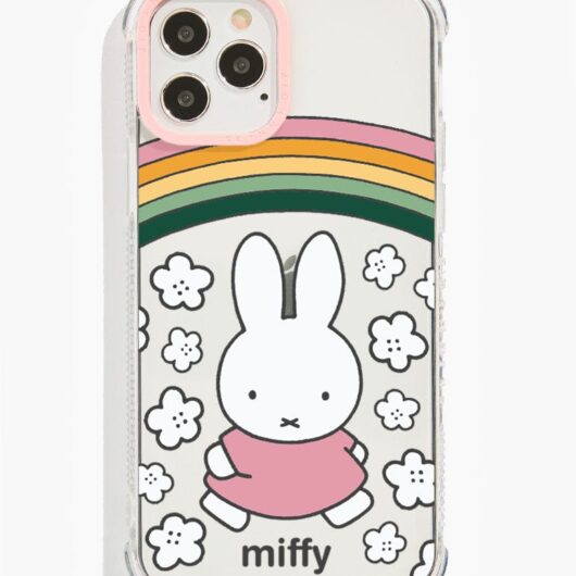 Miffy x Skinnydip Miffy Rainbow Shock i Phone Case, i Phone 12 Pro Max Case