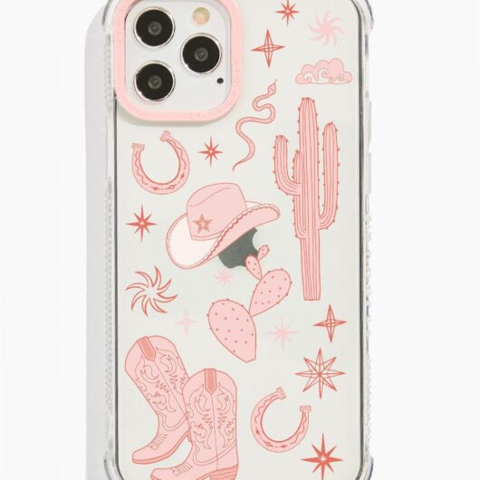 Pink Cowgirl Shock i Phone Case, i Phone 13 Case