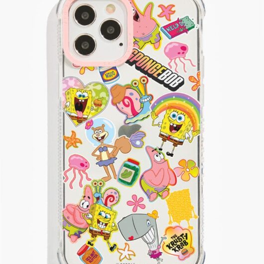 Sponge Bob x Skinnydip Cute Sticker Shock i Phone Case, i Phone X/XS / 11 Pro Case