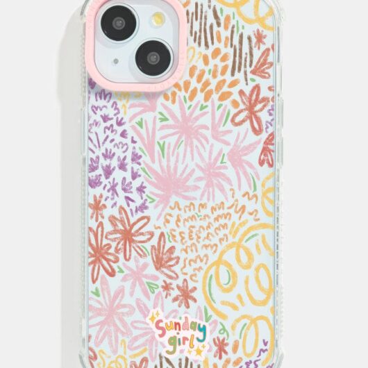 Sunday Girl x Skinnydip Floral Shock i Phone Case, i Phone 13 Case